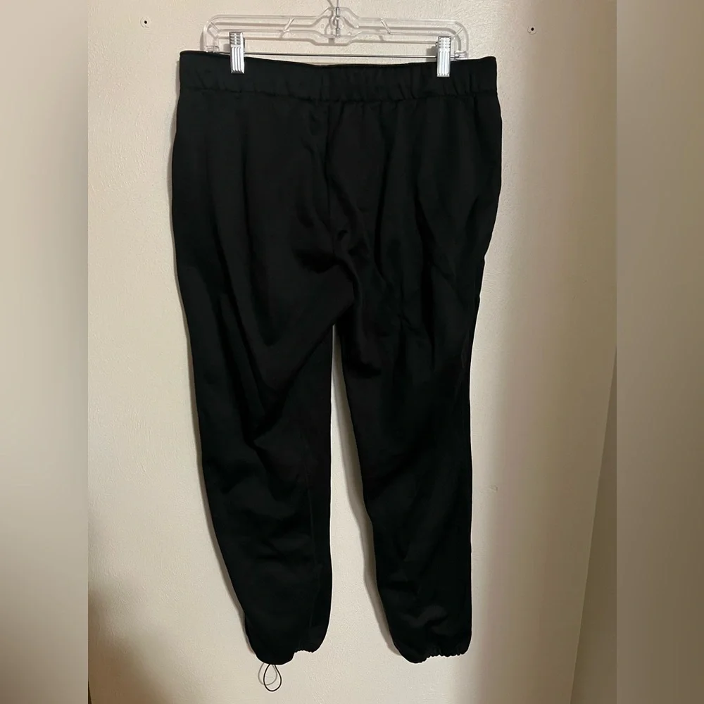 NIKE Classic Therma‎ Fit Casual Athletic Athleisure Joggers Black White Men's L